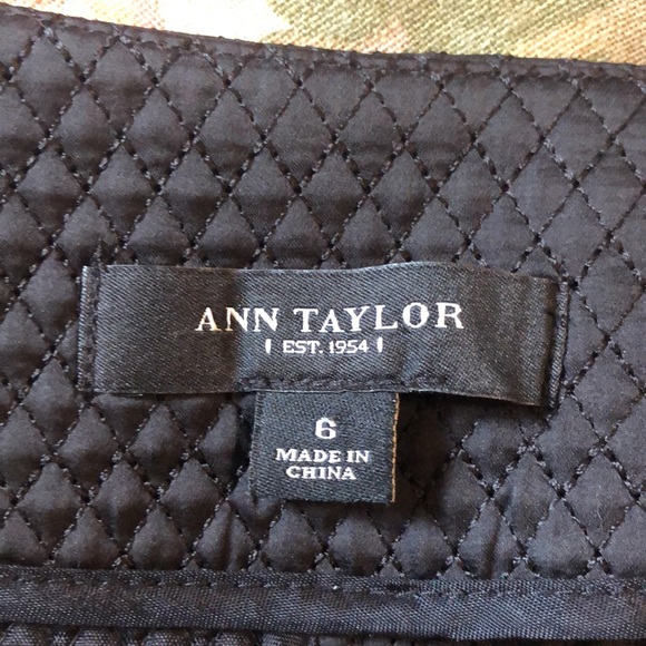 ANN TAYLOR Size 6 Diamond Quilted Classic Snapfront Blazer Lightweight $168 NEW - Picture 12 of 16